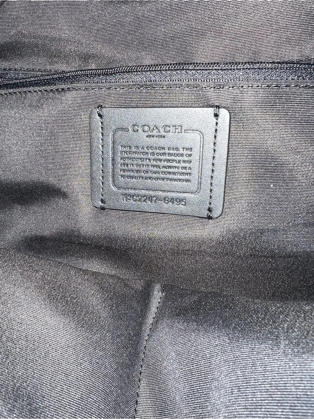 Coach Signature Canvas Backpack in Brown/Black